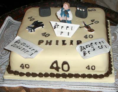 Wheelchair cake with flames for 40th birthday party. Uploaded By: pbjoachim