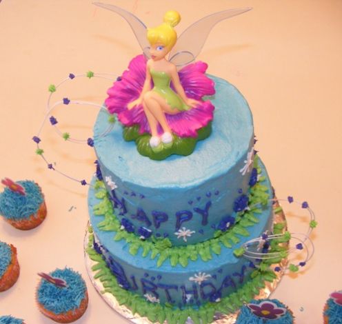 Tinkerbell Birthday Cake on Tinkerbell Birthday Cupcakes    Tinkerbell Birthday Cupcakes