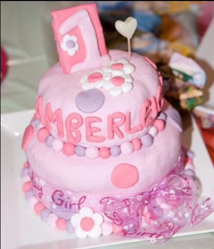 Birthday Cake Ideas  Girls on 1st Birthday Cakes For Girls    Baby Girl   S 1st Birthday Cake Ideas