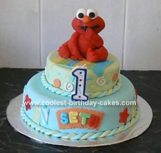 Baby Birthday Cakes on Babe Elmo Birthday Cakes    Coolest Elmo Birthday Cake
