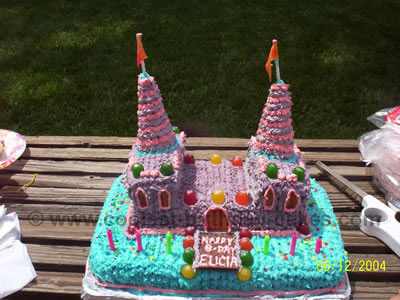 Homemade Birthday Cakes on Girl Birthday Cake Castle Coolest Homemade Castle Birthday Cake Ideas