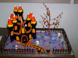  Birthday Cakes on Halloween Candy Corn Castle Cake   Best Birthday Cakes