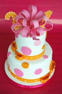 21st Birthday Cakes on Hot Pink 21st Birthday Cakes Hot Pink   Orange 21st Birthday Cake