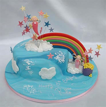 Rainbow Birthday Cake on Rainbow Birthday Cakes    Rainbow Birthday Cakes
