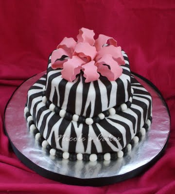Zebra Print Birthday Cakes on Zebra Print Birthday Cakes   Kootation Com