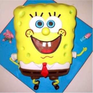 Spongebob Birthday Cake on Spongebob Birthday Cakes 4 Spongebob Birthday Cakes