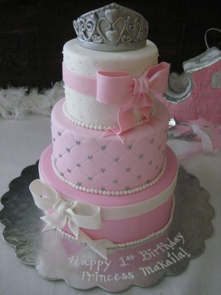 baby girl birthday cakes for first birthday