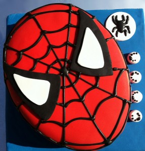 Spiderman Birthday Cake