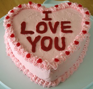 Valentine Birthday Cake