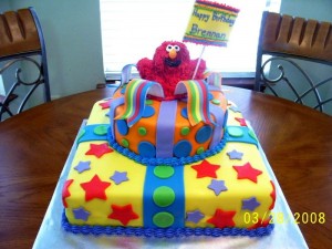 1st Birthday Elmo Cake And Smash Cakebest Birthday Cakesbest