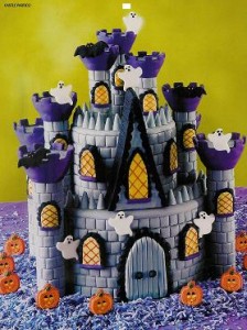 Castle Cakes for Halloween