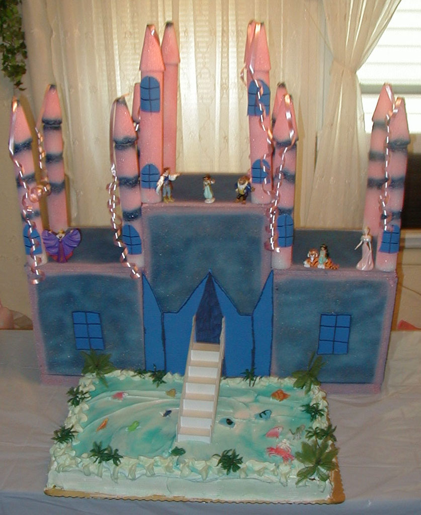 Castle Shaped Wedding Cakes