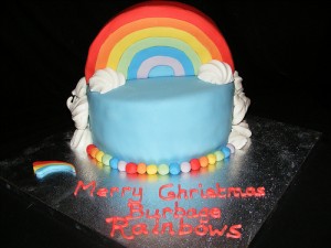 Coolest Rainbow Birthday Cake