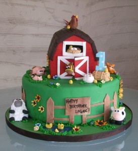 Farm Animal Cakes