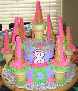 Girl Birthday Cake Castle