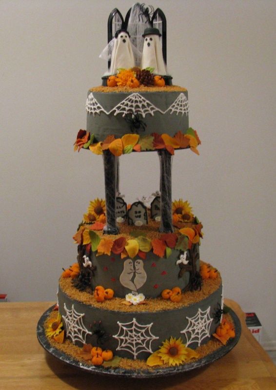 Halloween Wedding Cakes