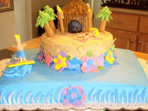 Hawaiian Birthday Cake Decorating Ideas