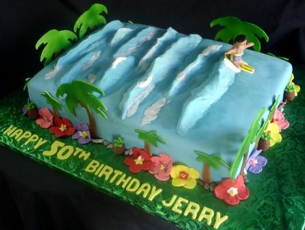 Hawaiian Birthday Cakes