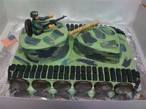 Military Birthday Cakes