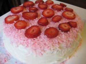 Southern Style Strawberry Cake