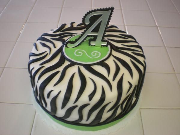 Zebra Birthday Cakes