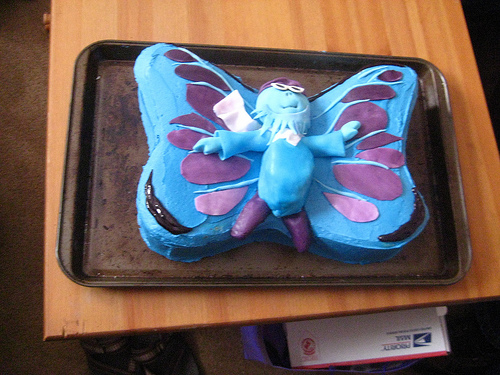 Butterfly Birthday Cake