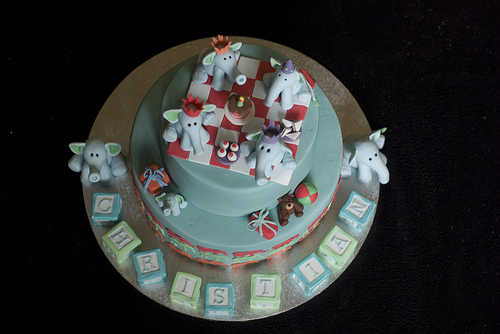 Elephant Birthday Cake