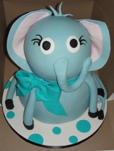 Elephant Birthday Cakes